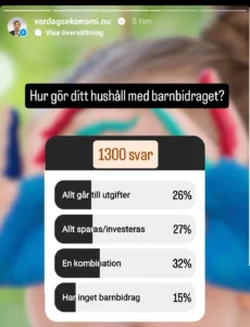 Många väljer en kombination